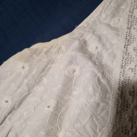 Boho Cotton Midi-length Dress - Picture 4 of 6